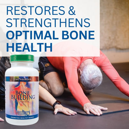 Youngevity Bone Building Formula - Calcium, Magnesium, D3, Biotin, Glucosamine HCl, Trace Minerals, Boron, Horsetail, Rosehips (150 Capsules)