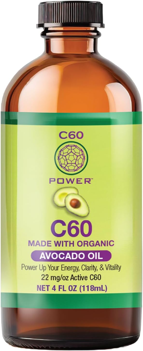 C60 Power in Organic Avocado Oil – 99.99% Pure Carbon Fullerenes, 473 ml - görsel 10