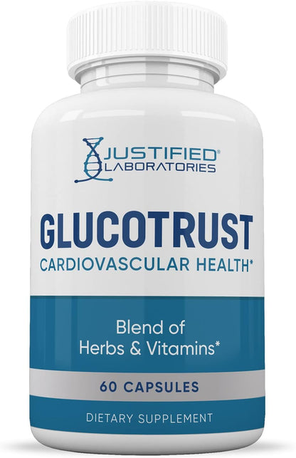 Glucotrust Advanced Formula 688 mg Food Supplement – 300 Capsules (5-Pack)