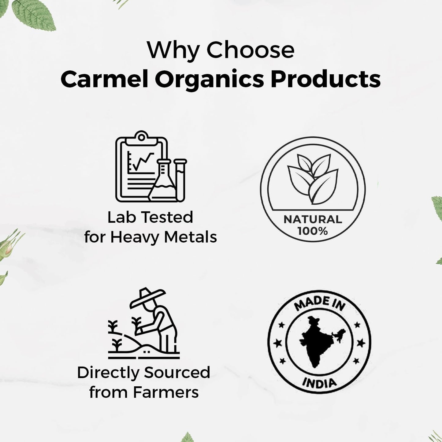 CARMEL ORGANICS Tulsi Leaves Powder - Holy Basil Leaf Powder, 227g - görsel 7