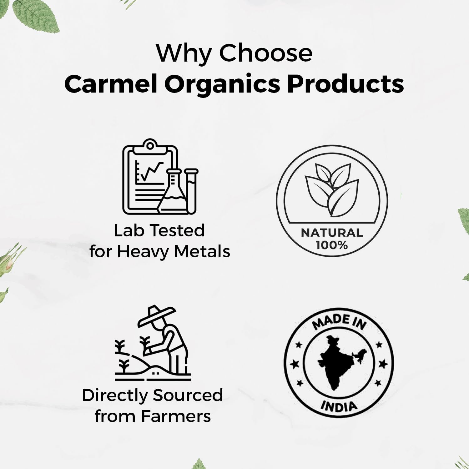 CARMEL ORGANICS Tulsi Leaves Powder - Holy Basil Leaf Powder, 227g - görsel 7