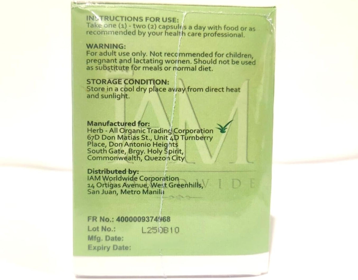 IAM WORLDWIDE Amazing Organic Barley Capsule from Australia 100 Capsules x 500 mg - görsel 5