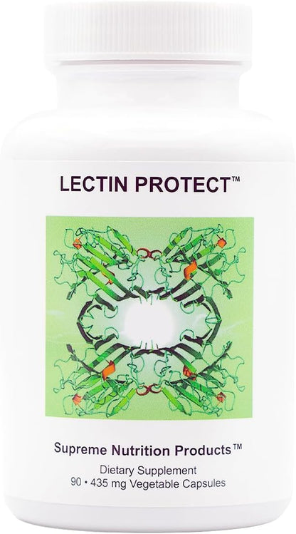 Supreme Nutrition Lectin Protect, 90 Pure Herbal Combination Vegetarian Capsules – 2 Pack