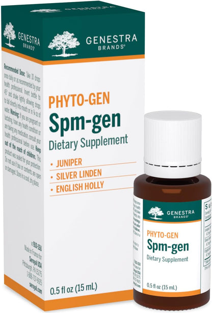 Genestra Brands SPM-gen - Juniper, Silver Linden, and English Holly Herbal Supplement (0.5 fl oz)