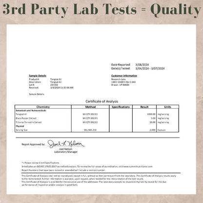 Research Labs Tongkat Ali Extract Capsules - Potent, Highly Concentrated Formula for Strength, Vitality, Drive & Muscle Support