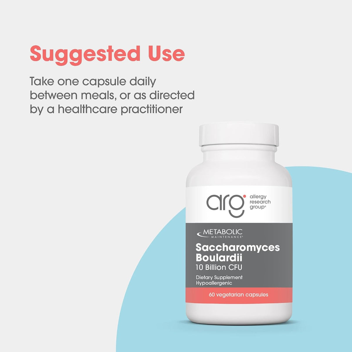 Metabolic Maintenance Saccharomyces Boulardii - 550 mg, 10 Billion CFUs, 60 Capsules - görsel 3