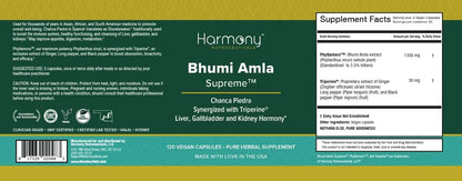 Bhumi Amla Supreme – Chanca Piedra – Herbal Supplement for Liver, Gallbladder and Kidney Support