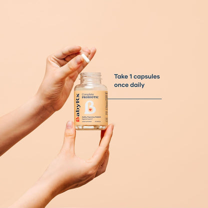 BabyRx Complete Probiotic – 25 Billion CFUs with 10 Strains for Antenatal, Postnatal & Immune Support