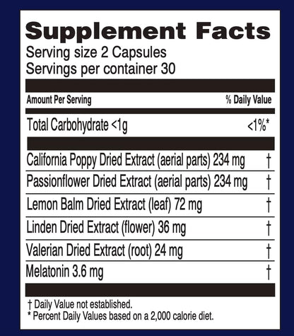 Melatonin 60 Capsules