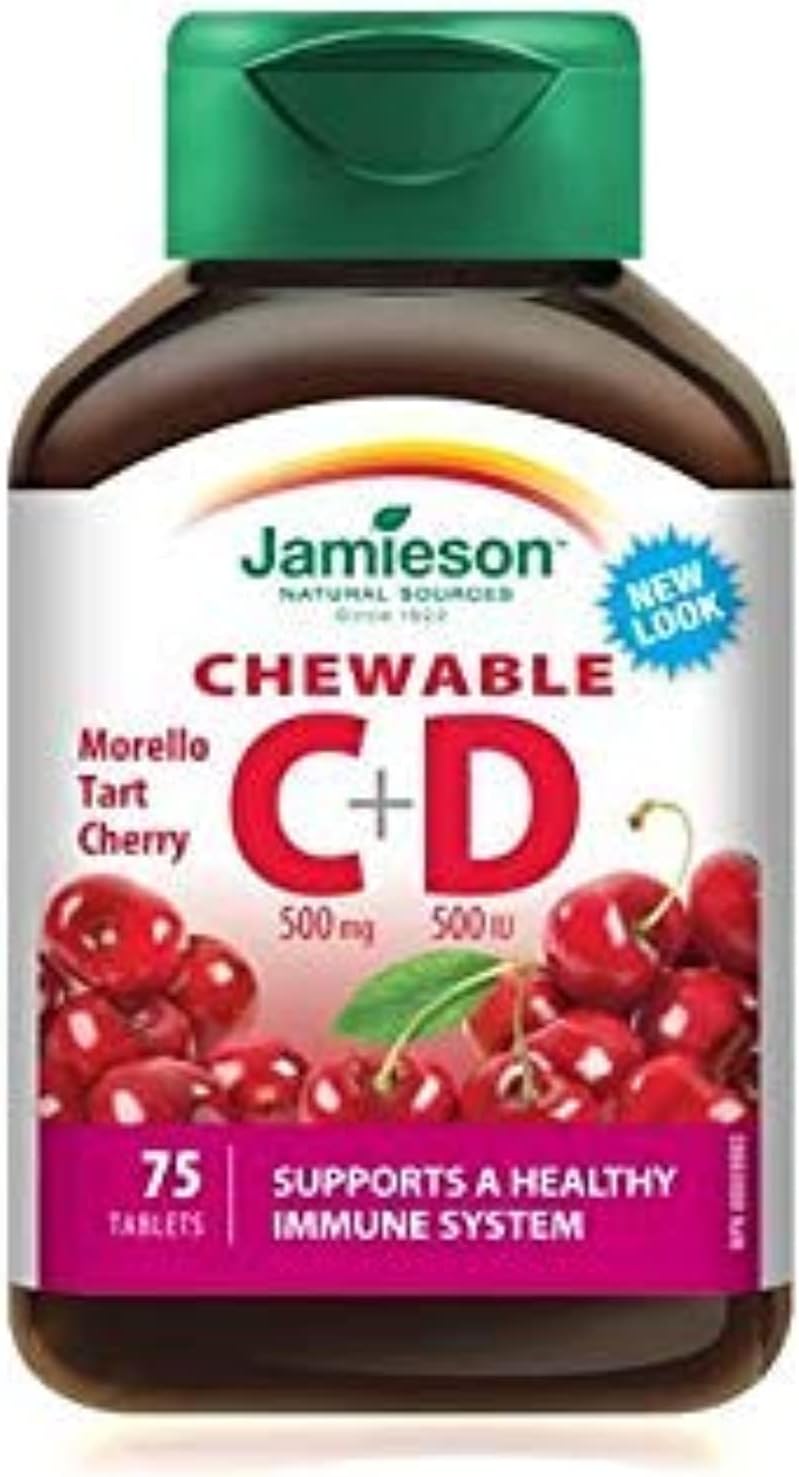 Vitamin C & D - 500 mg - 75 Tablets - görsel 1