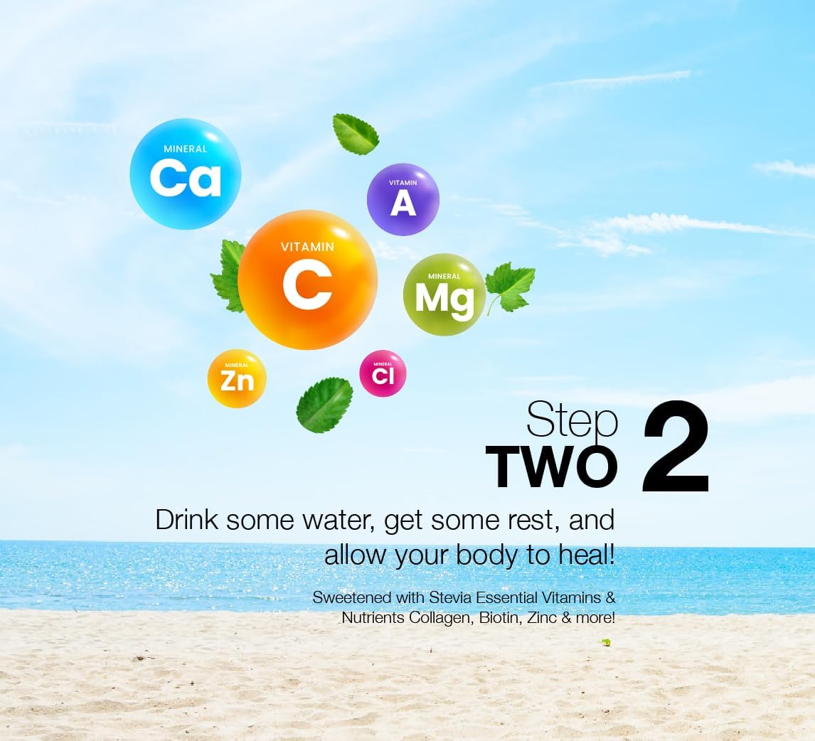Sunburn Drink - After Sun Skin Care Supplement - Twin Pack - görsel 3
