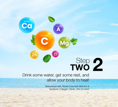 Sunburn Drink - After Sun Skin Care Supplement - Twin Pack