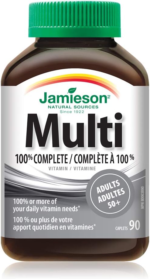 Jamieson Multi 100% Complete Vitamin - Adults 50+ - 90 Tablets - görsel 3