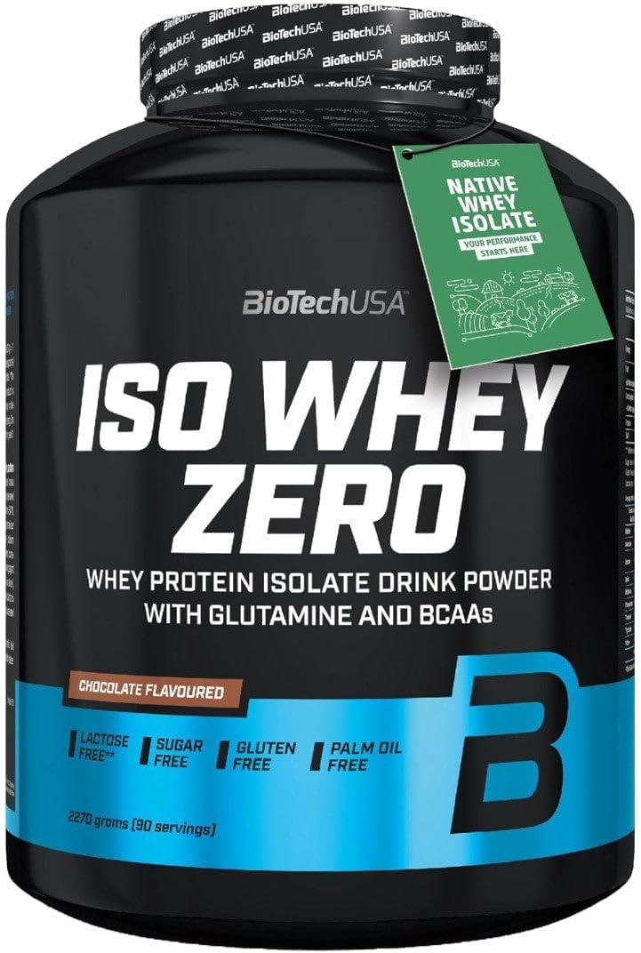 BioTech USA Iso Whey Zero Whey Protein Isolate, Cookies & Cream, 2.27kg - görsel 1