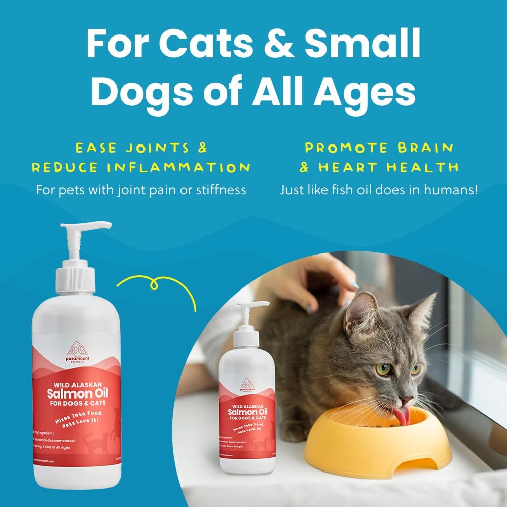 Wild Alaskan Salmon Oil for Cats and Small Dogs – Pure and Premium, 473 ml - görsel 6