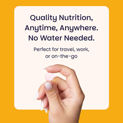 EZ Melts Vitamin C - Antioxidant & Immune Support - Orange Citrus - 60 Soluble Tablets (30 Servings)