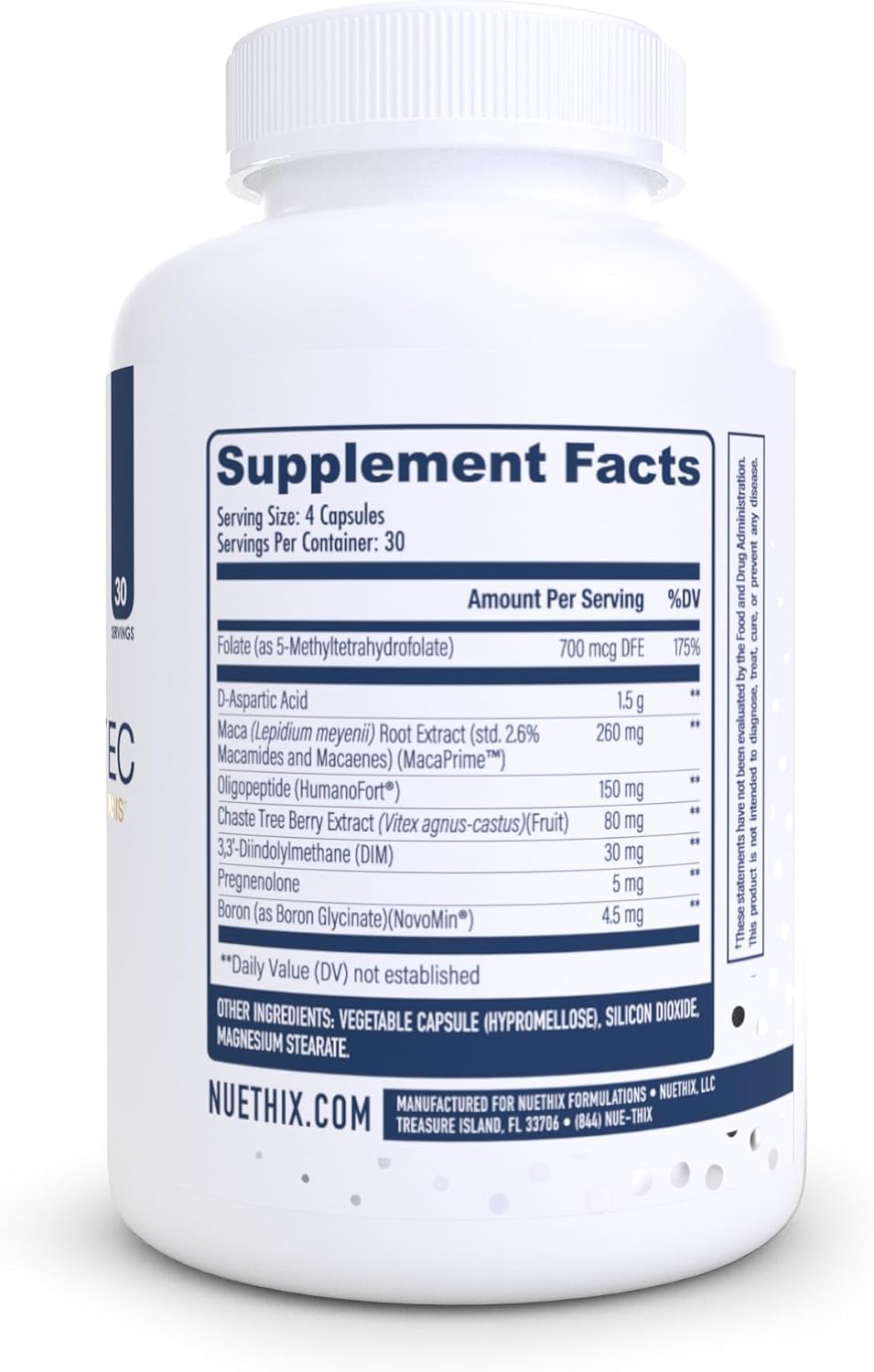 NuEthix Formulations Jumpstart EC - Endocrine System Homeostasis Food Supplement, 120 Capsules - görsel 3