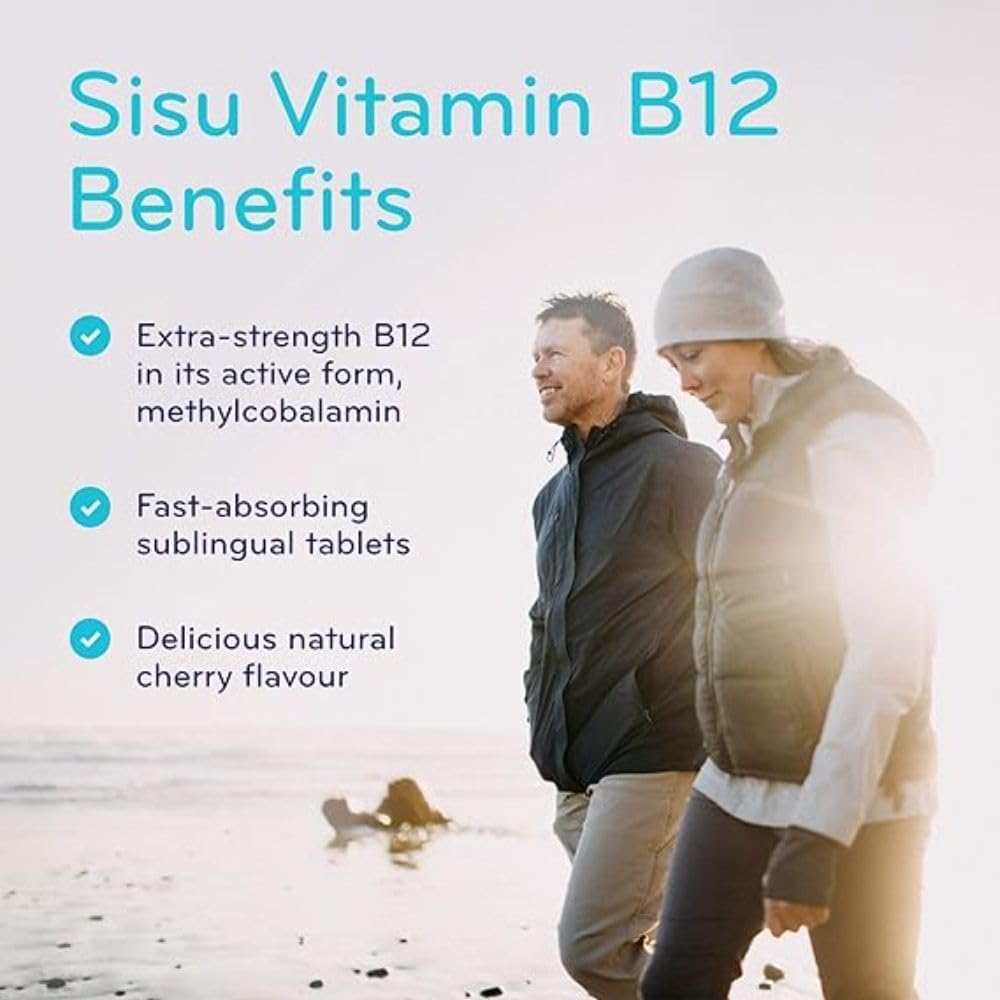 Sisu B12 5000 mcg Methylcobalamin Tablets, 60 Count - görsel 4