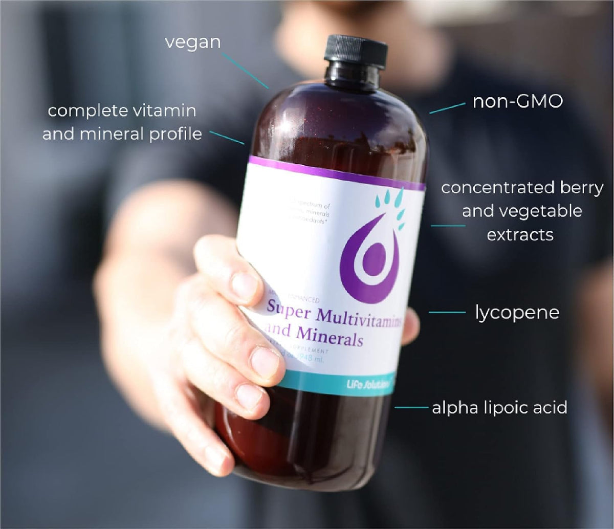 Liquid Super Multivitamin and Minerals - Premium Liquid Vitamins for Enhanced Absorption - Daily Liquid Multivitamin Supplement for Optimal Health and Wellness - 16 oz - görsel 8