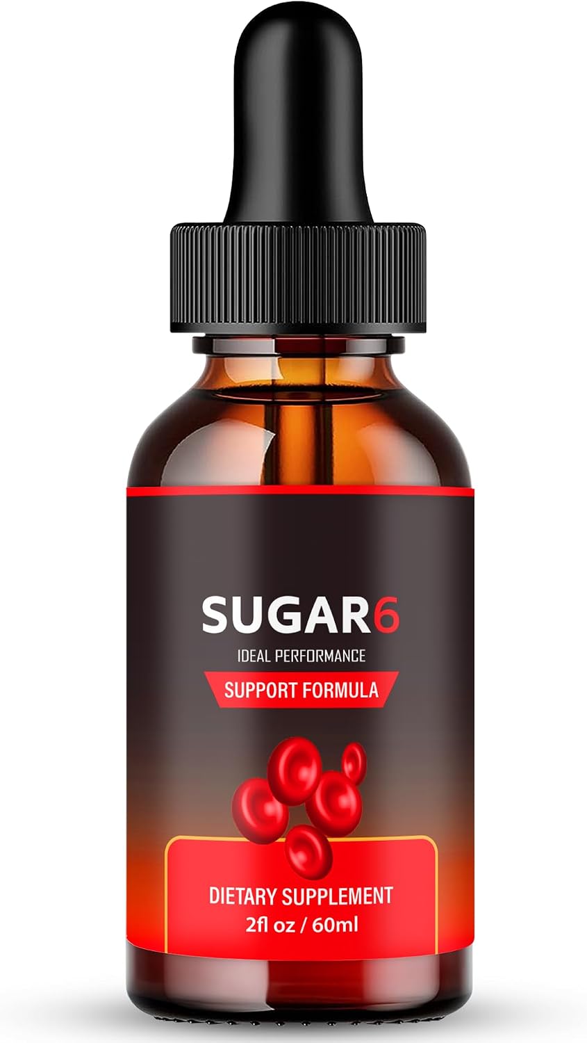 Sugar6 Drops, Sugar 6 Blood Support Supplement Liquid Drops - Maximum Strength, Sugar 6 Health and Wellness All Natural Advanced Formula Drops, Sugar 6 Liquid Drops Reviews (1 Pack) - görsel 1