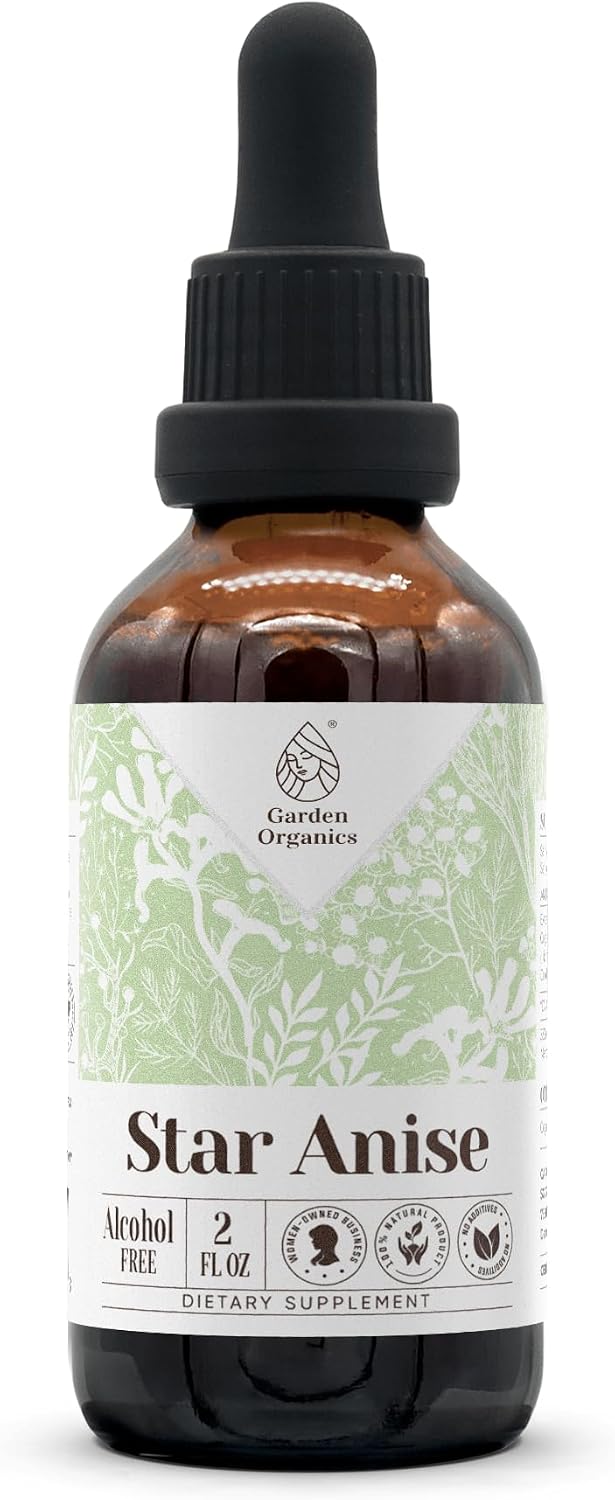 Star Anise Alcohol-Free Natural Tincture Extract – Immune Support, 118 ml - görsel 6