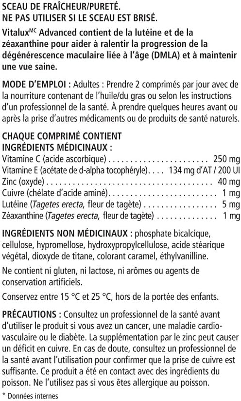Vitalux Advanced Ocular Multivitamin, 60 Capsules - görsel 3