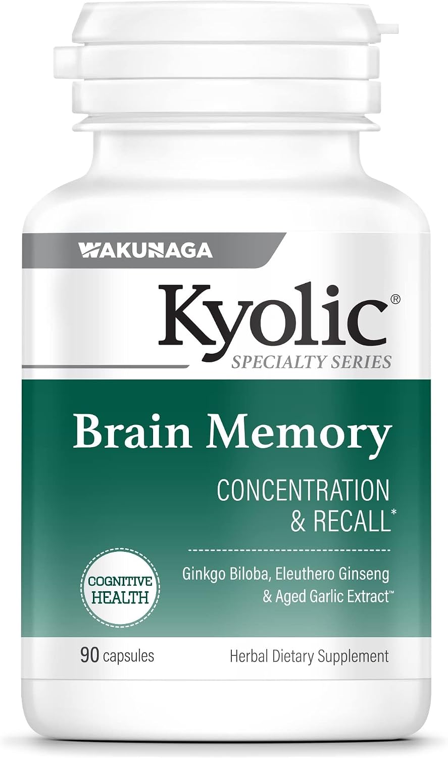 Kyolic Specialty Series Neuro-Logic, 120 Capsules (60 Servings) - görsel 6