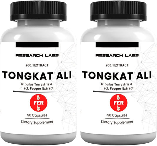 Research Labs Longjack Tongkat Ali 2 Pack Extract Capsules