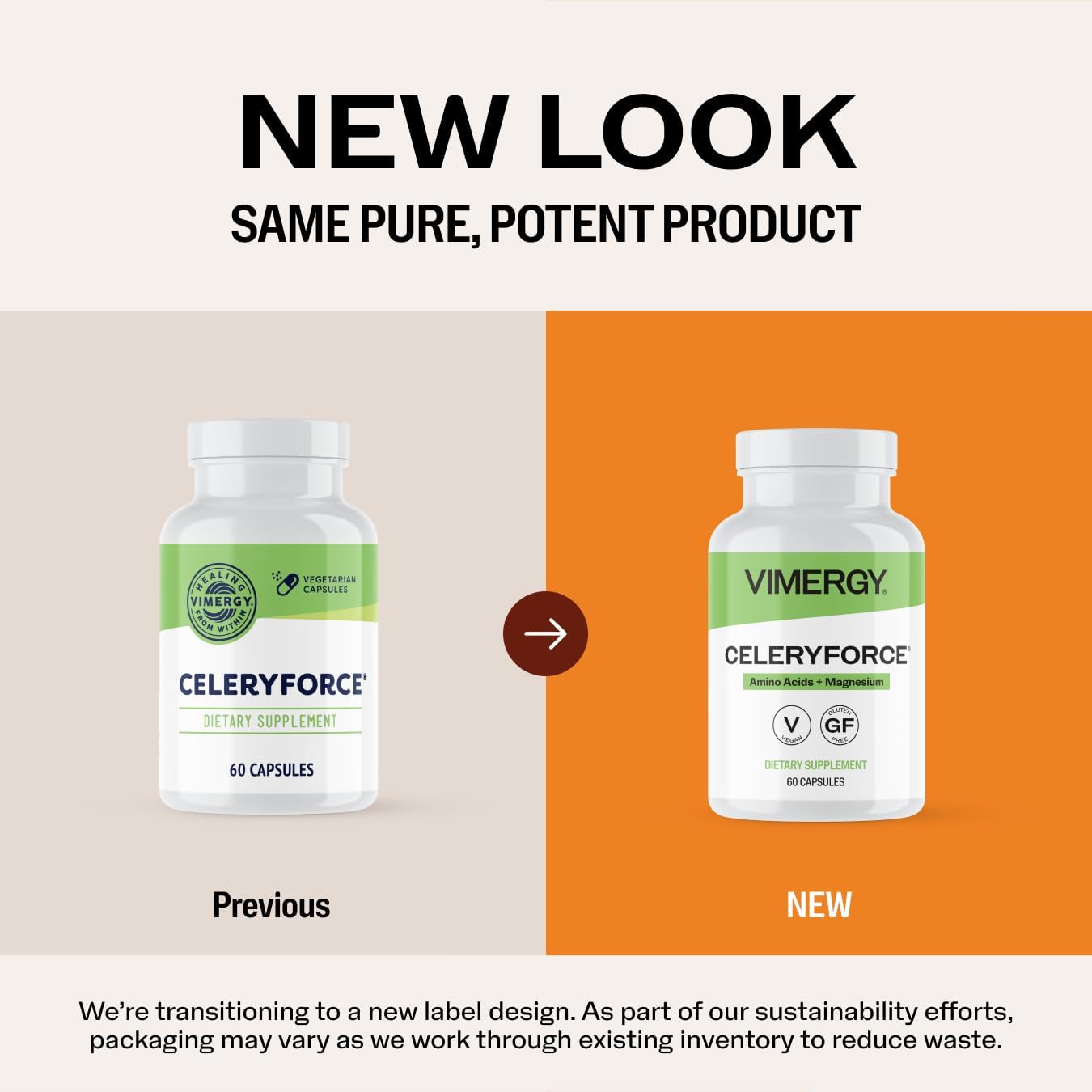 Vimergy Celeryforce – Nutrients and Amino Acids – A Daily Wellness Support – Kosher, Vegan & Gluten-free – 60 Capsules - görsel 5