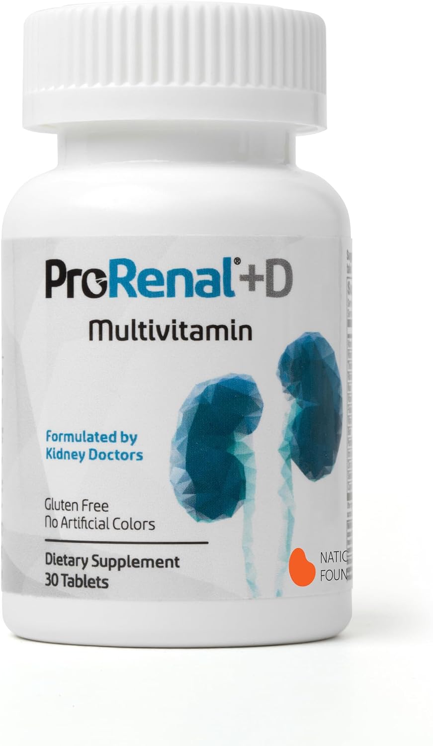 Nephroceuticals ProRenal+D Kidney Multivitamins – 30-Day Supply - görsel 1