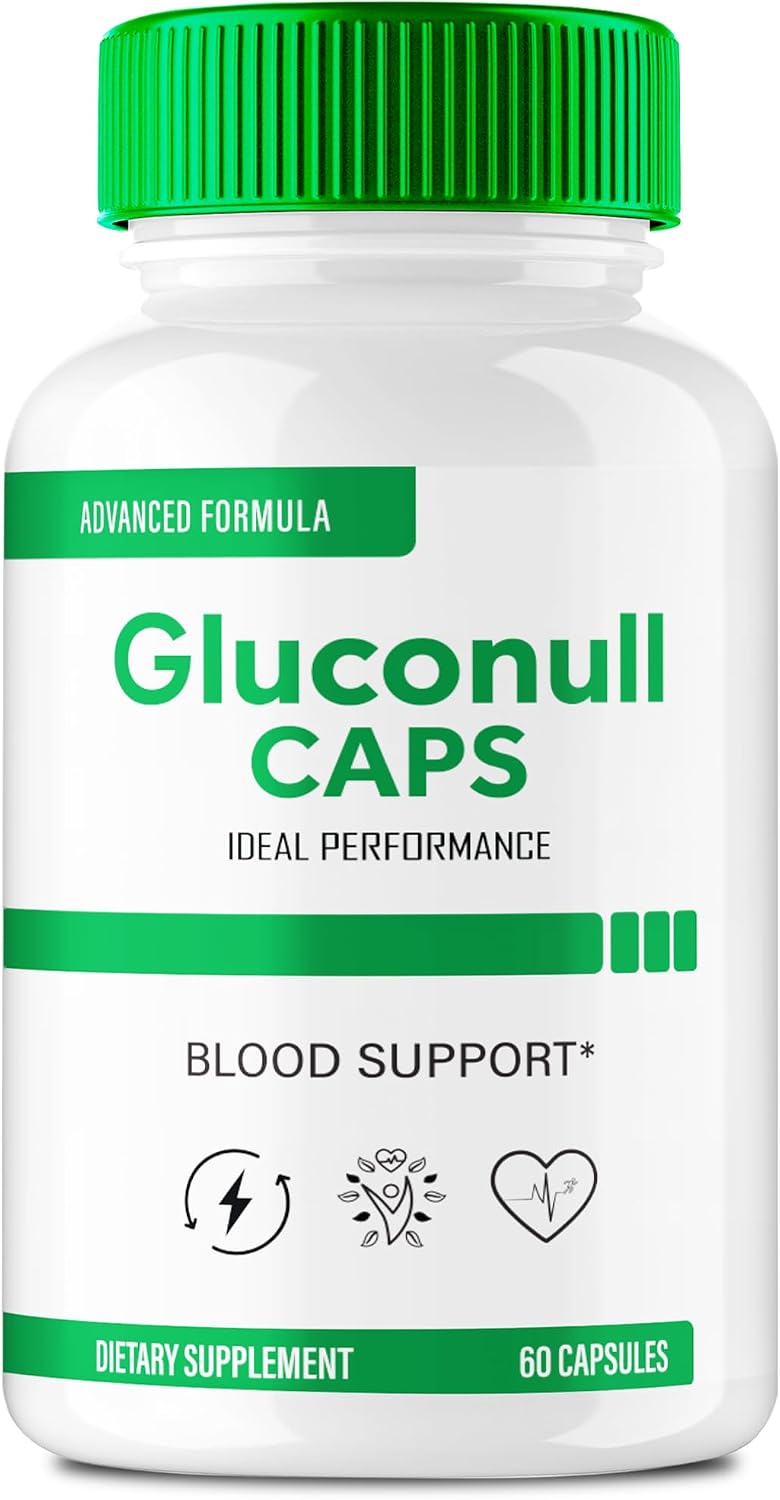Gluconull Capsules - General Health Food Supplement, Maximum Strength, All-Natural Formula (60 Capsules) - görsel 1