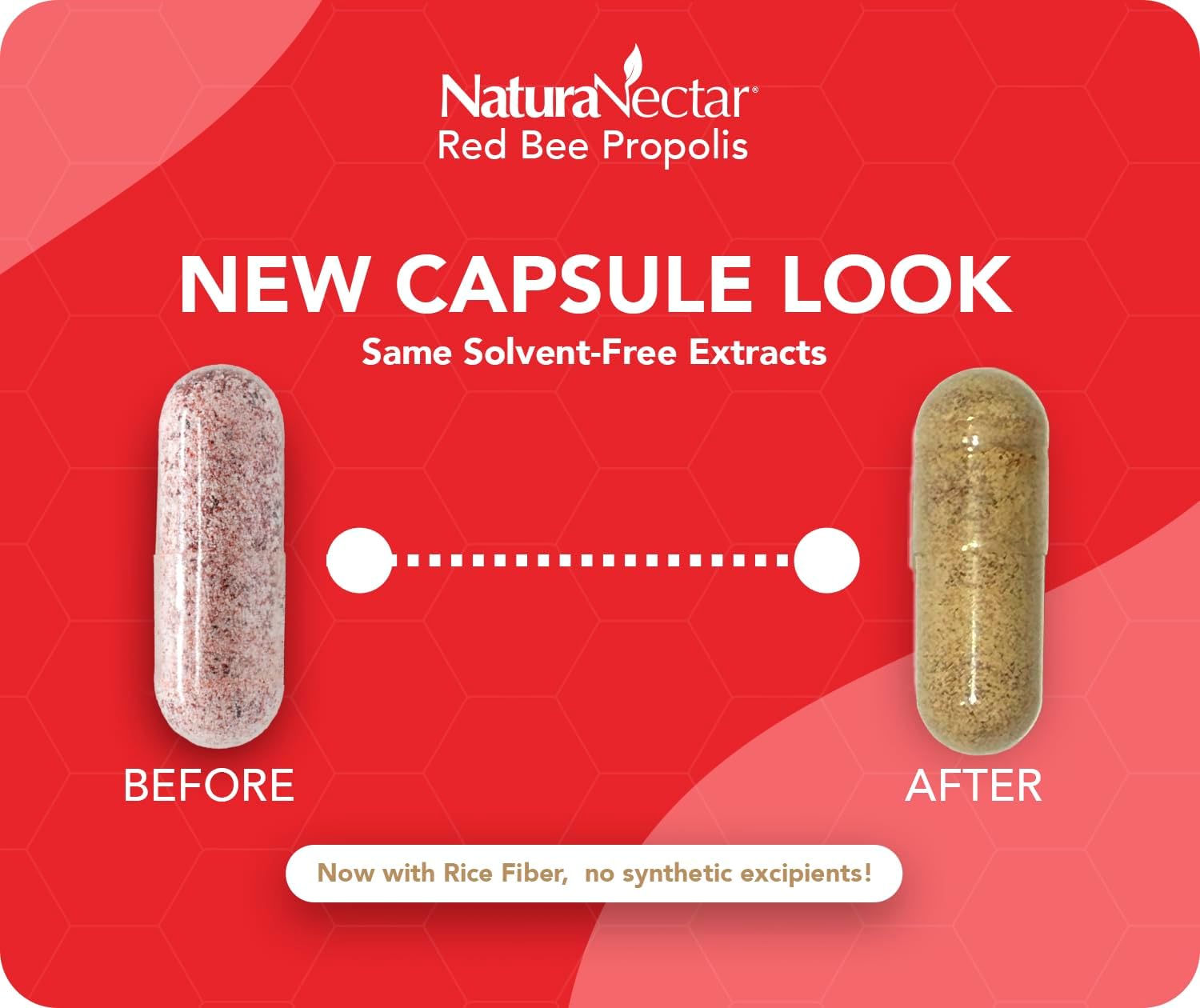 NaturaNectar Red Bee Propolis Capsules – Premium Brazilian Propolis Supplement (60 Capsules) - görsel 7
