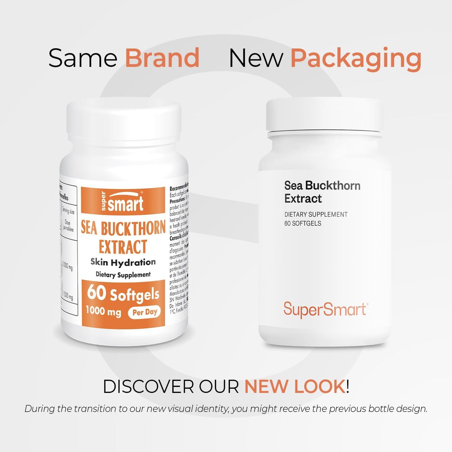 Supersmart - Sea Buckthorn Extract 500mg - Argousier Extract with Omega 7 | Non-GMO & Gluten-free - 60 Softgels - görsel 2