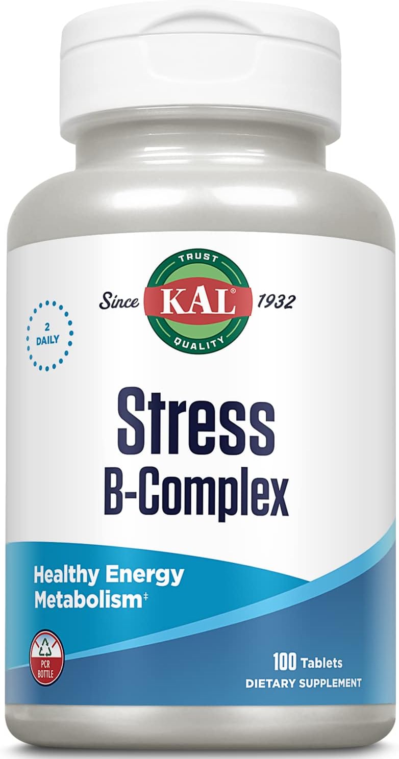 KAL Stress B Complex – B Vitamin Supplement for Energy, Stress and Immune Support - görsel 1