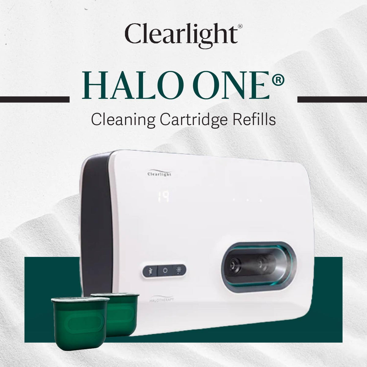 Clearlight Natural Respiratory Support Cleaning Pods for Halo ONE Halotherapy Device - görsel 2