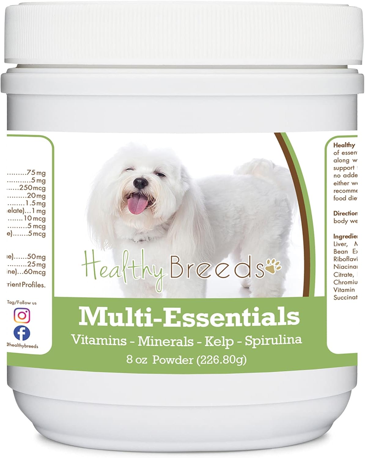 Healthy Breeds Coton de Tulear Multi-Essentials Powder for Dogs - 227 g - görsel 1