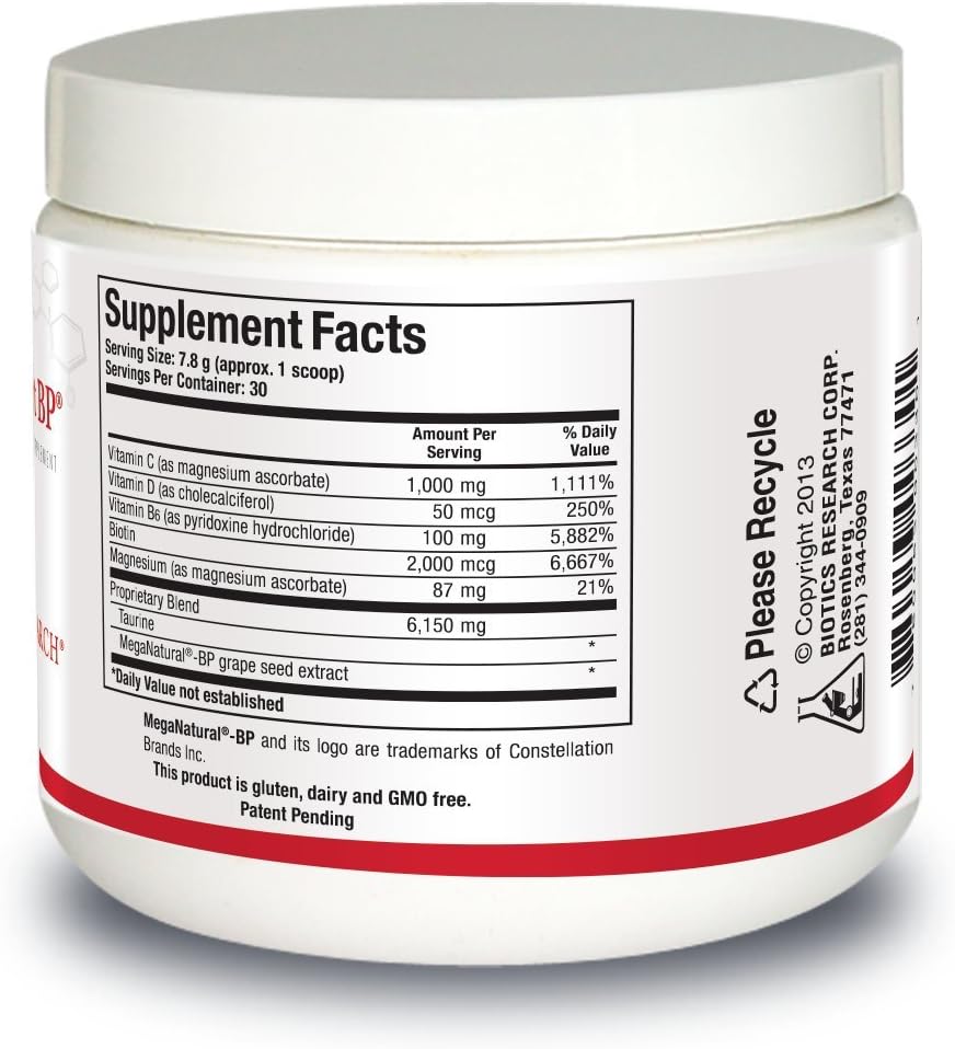 BIOTICS RESEARCH Bio CardioSirt BP Patented Easy to Mix Powder – 8 oz (227 g) - görsel 2