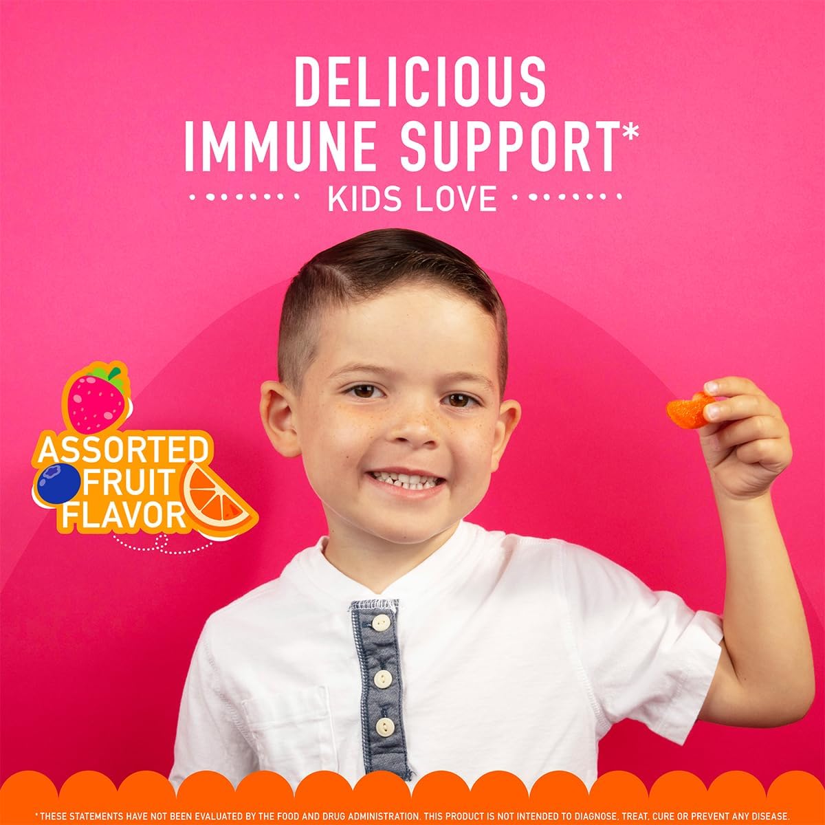 Airborne Vitamin C + Zinc Immune Support Gummies for Kids, Assorted Fruit, 21 Count (3 Pack) - görsel 9