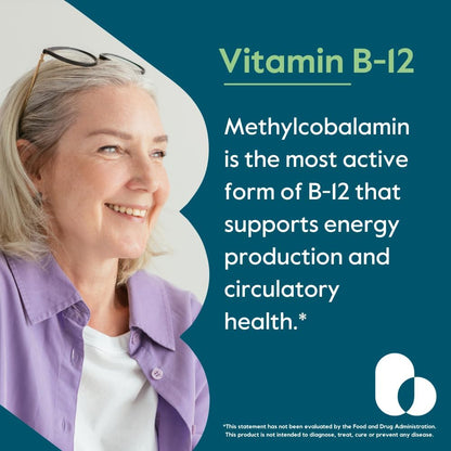Vitamin B12 (Methylcobalamin) 2000mcg - 240 Vegan Capsules | BESTVITE