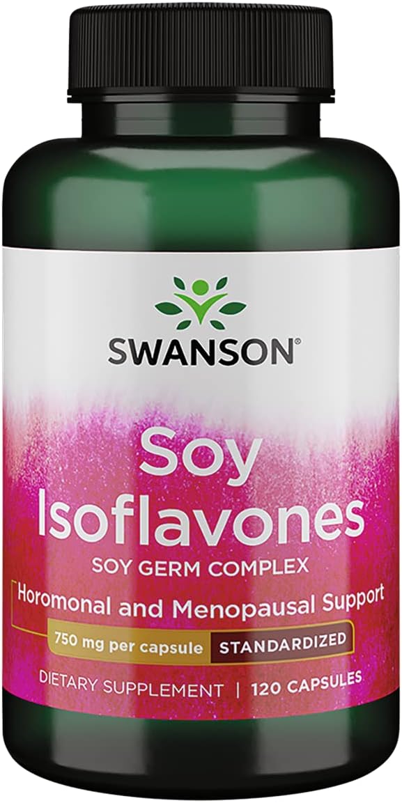 Swanson Soy Isoflavones STD 750 mg, 120 Capsules - görsel 1