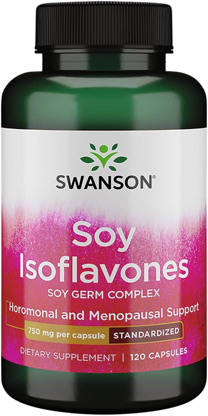 Swanson Soy Isoflavones STD 750 mg, 120 Capsules
