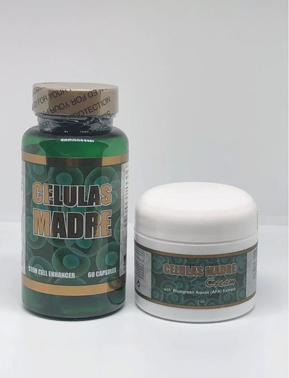 AFA Algae Capsules and Cream Pack - Natural Support for Joints, Muscles and Vitality