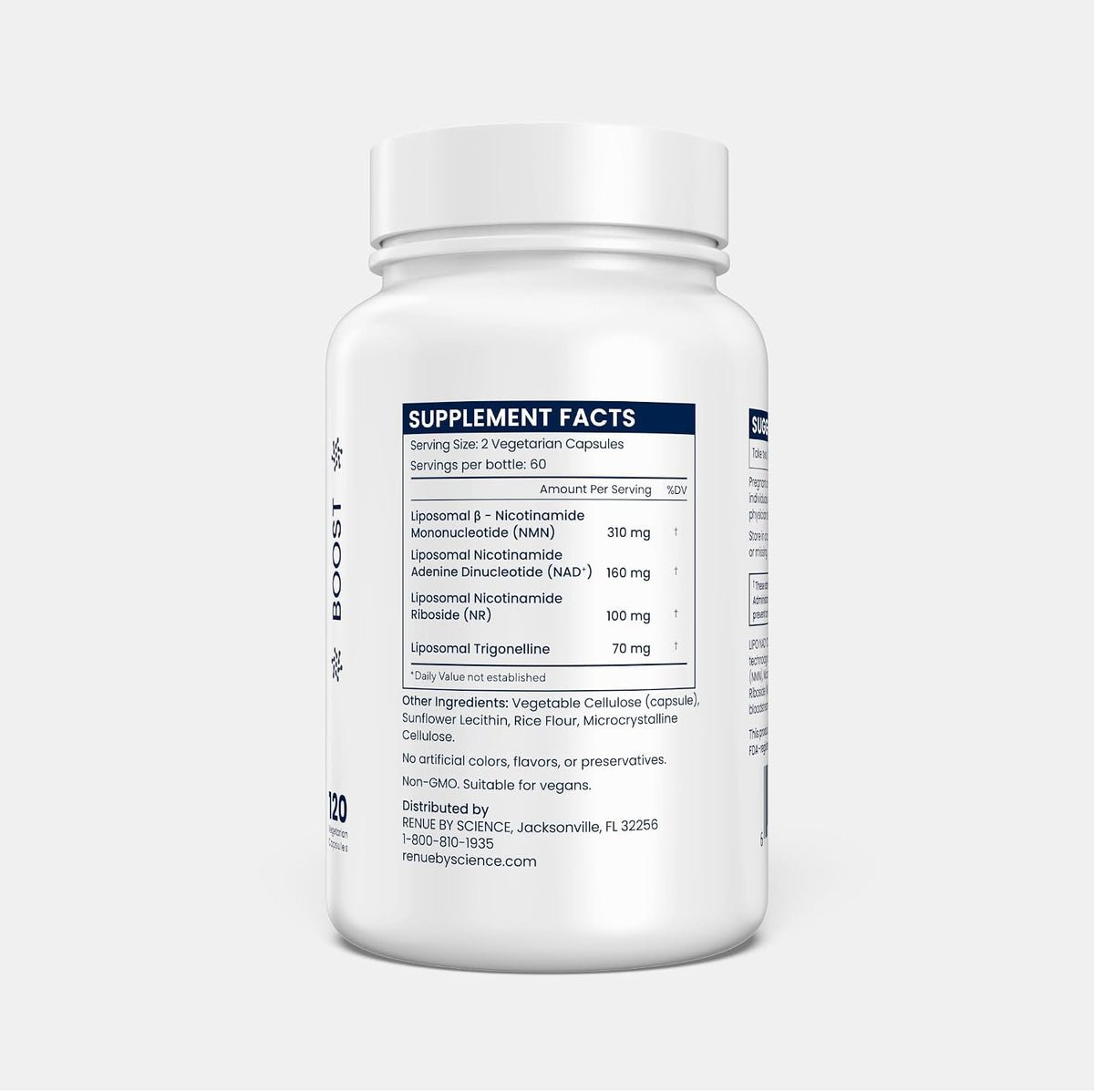 Renue By Science NAD+ Complete - Liposomal NAD Supplement with NMN, NR & Trigonelline (120 Capsules) - görsel 3