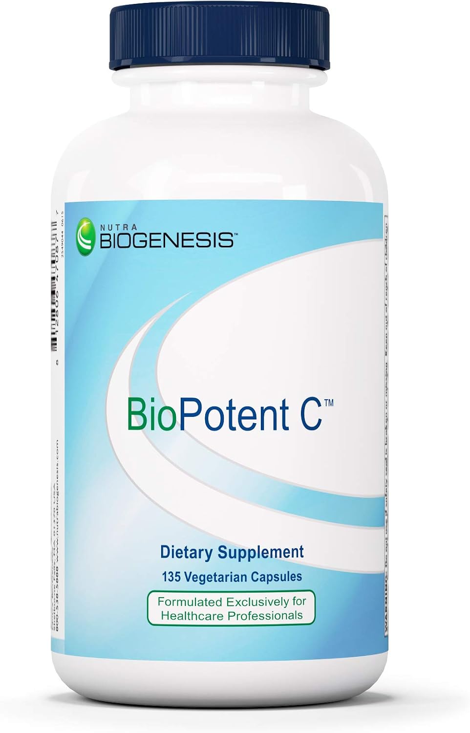 Nutra BioGenesis BioPotent C - Vitamin C with Citrus Bioflavonoids, 135 Vegan Capsules - görsel 1