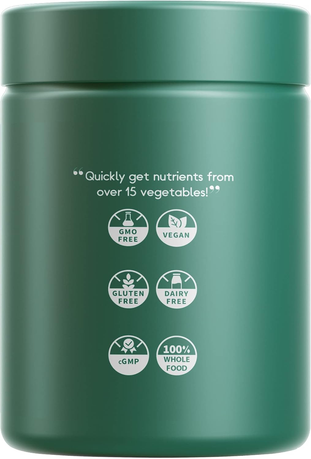 Codeage Instantfood Easy Veggies - Over 15 Vegetable Powders - Daily Vegan Whole Food Greens Supplement - 90 Capsules - görsel 3