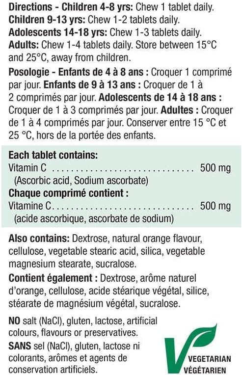 Vitamin C - Wild Blueberry - 500 mg - görsel 4