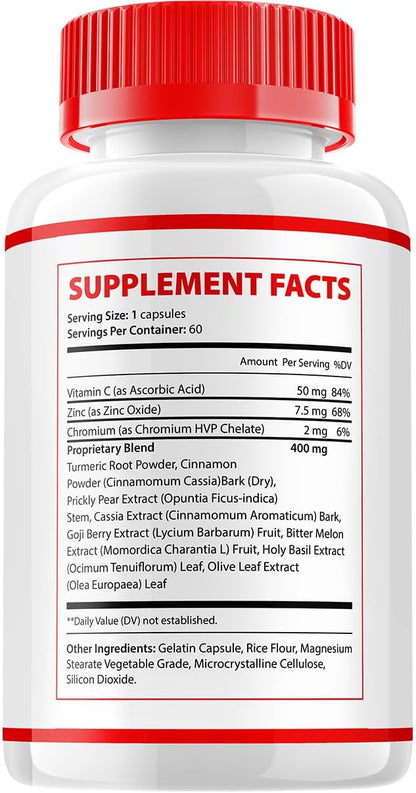 Sugar Delete Capsules – SugarDelete Sugar – Maximum Strength: Designed to provide potent support for normal blood – Image 2
