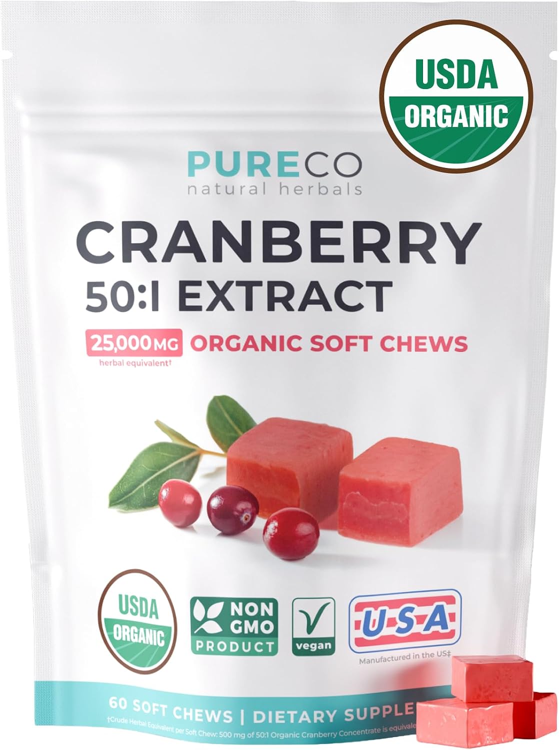 Organic Tart Cherry Capsules - High Strength 500mg 4:1 Extract (60 Capsules) - görsel 10