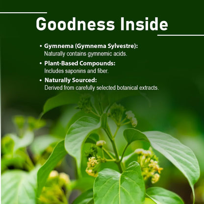 mi Nature Gymnema Sylvestre Tablets - 1000 mg, 90 Tablets - Vegan