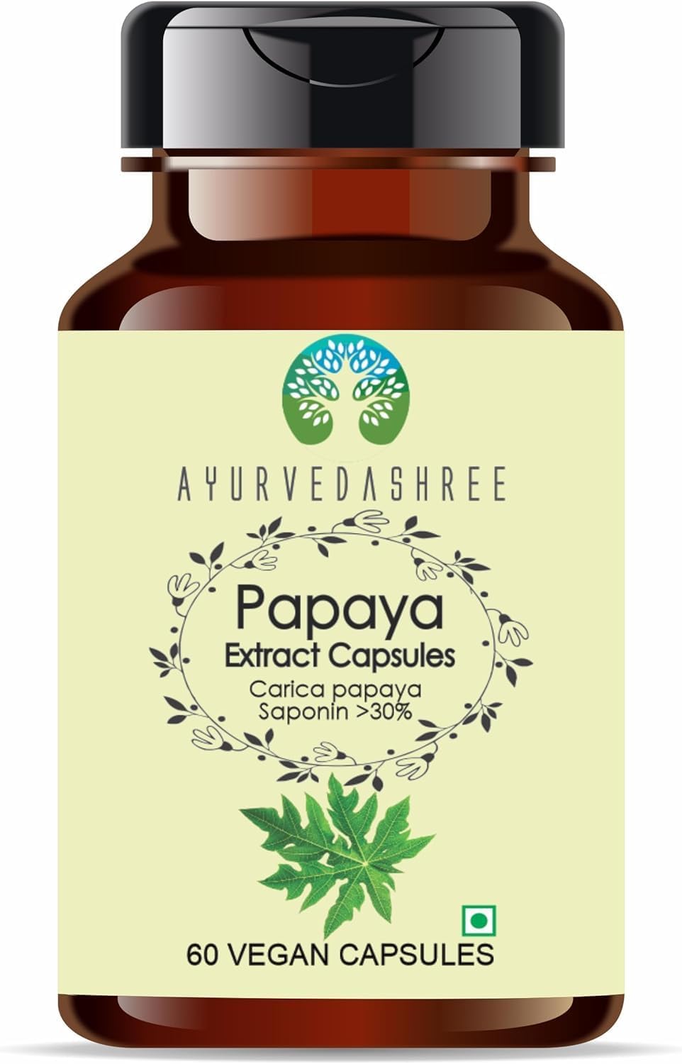 AYURVEDASHREE Senna Extract 500mg - 60 Vegetarian Capsules - görsel 10